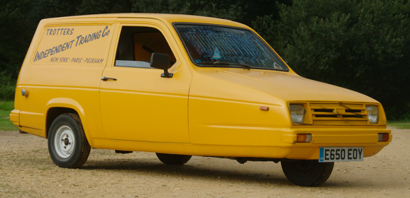 Reliant Robin on show at Norden